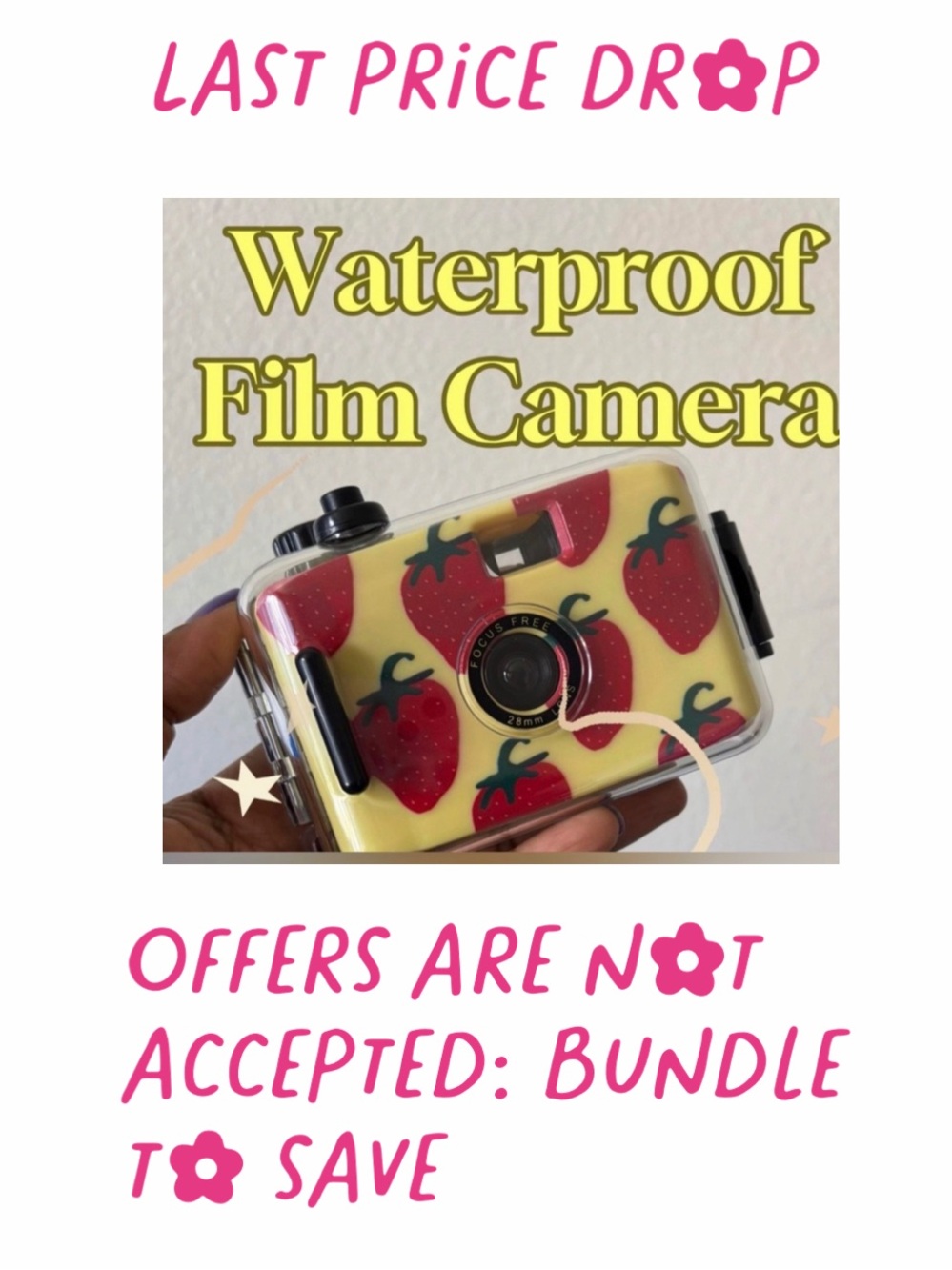 REUSABLE Waterproof CASE protected Film Camera